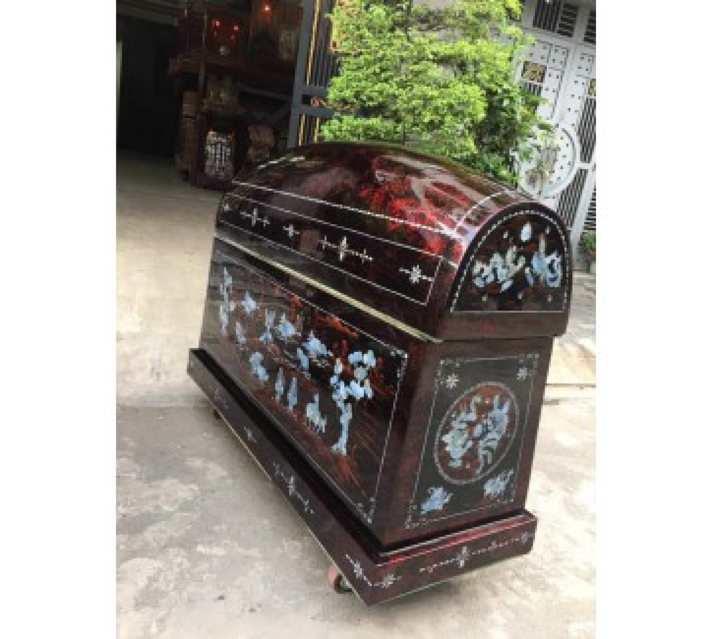 Áo quan Sơn mài cẩn